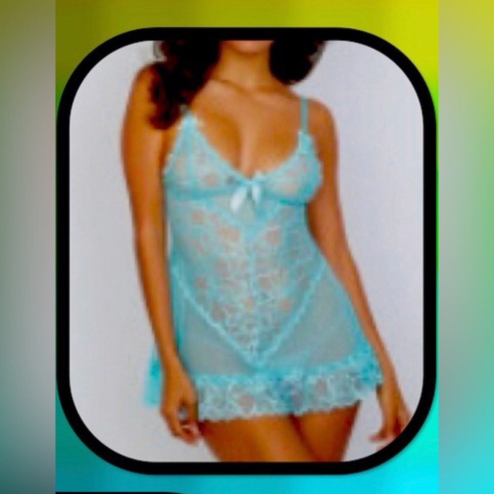 S-2X Babydoll Lingerie Plus Size Full Figure Tags Victoria's Frederick's